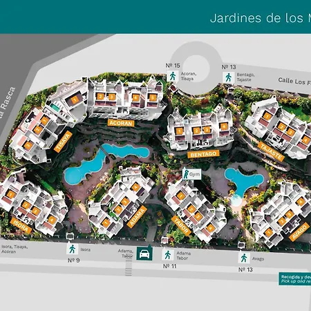 Jardines - Tisaya 11 Pool View & Twin Beds 1b Semesterbostad